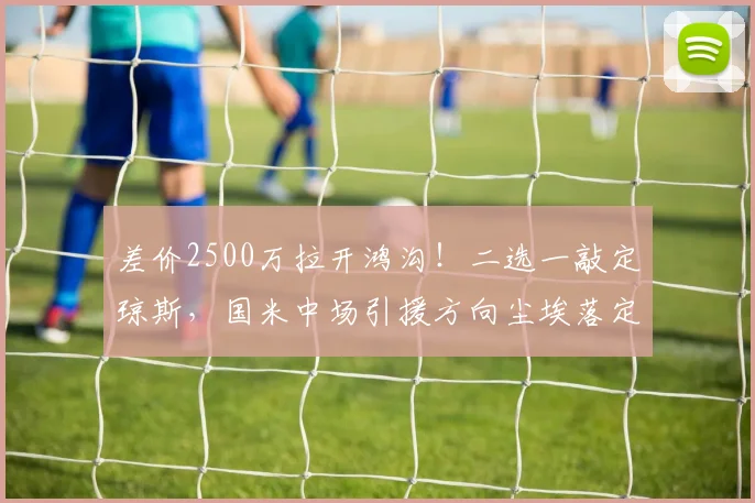 差价2500万拉开鸿沟！二选一敲定琼斯，国米中场引援方向尘埃落定！_科内_利物浦_那不勒斯